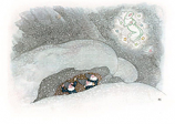 Postcard: EK3784 Snow-storm