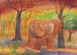 Postcard: Elephant