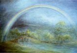 Postcard: DN48 A Rainbow over the bridge
